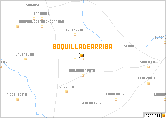 map of Boquilla de Arriba