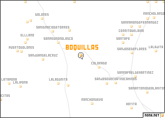 map of Boquillas