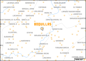 map of Boquillas