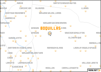 map of Boquillas