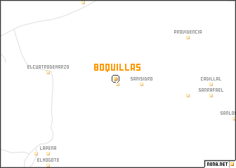 map of Boquillas