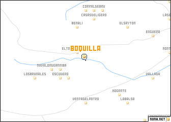 map of Boquilla