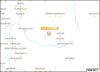 map of Boquilla