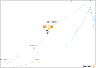 map of Boqui