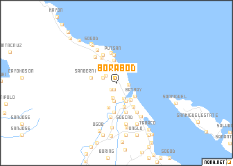 map of Borabod