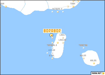 map of Borabor