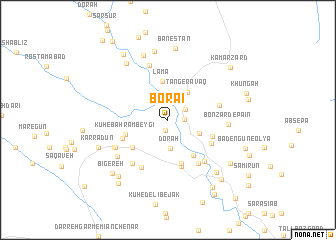 map of Borā\