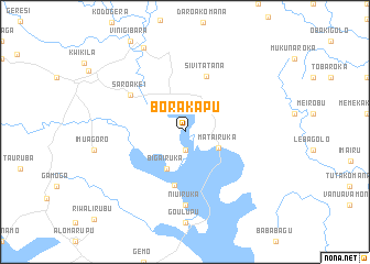 map of Borakapu