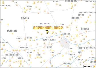 map of Bora Khān Lohar