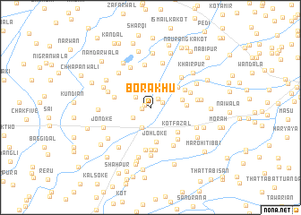 map of Bora Khu