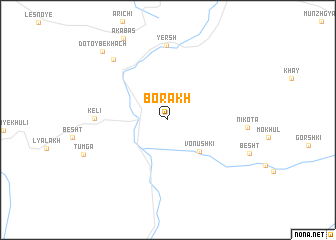 map of Borakh