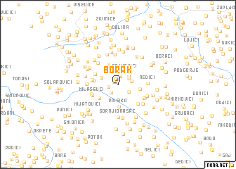 map of Borak