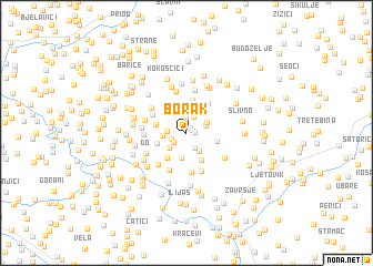 map of Borak