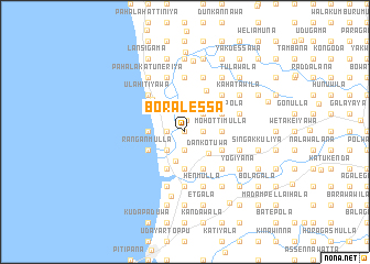 map of Boralessa