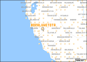map of Boraluwetota