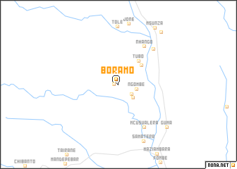 map of Boramo