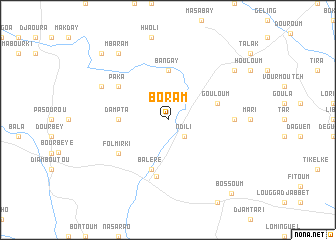 map of Boram