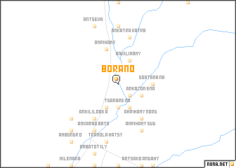 map of Borano