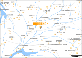 map of Bora Shāh