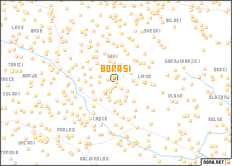 map of Borasi