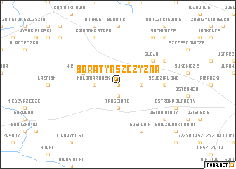 map of Boratynszczyzna