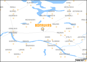 map of Boraukas