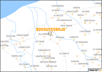 map of Boraure Abajo