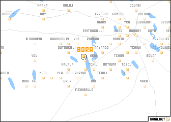 map of Bora