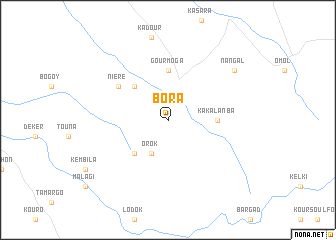 map of Bora