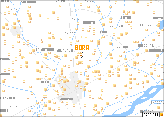 map of Bora
