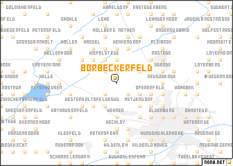 map of Borbeckerfeld