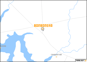 map of Borborema