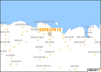 map of Borburata