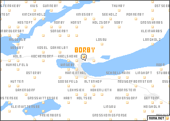 map of Borby