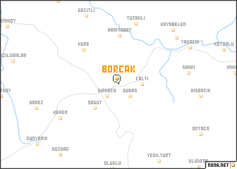 map of Borcak