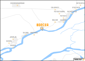 map of Borcea