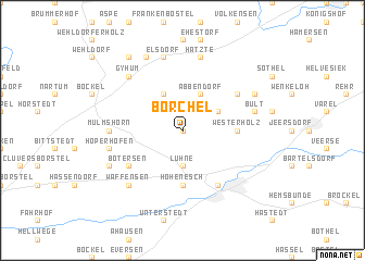map of Borchel
