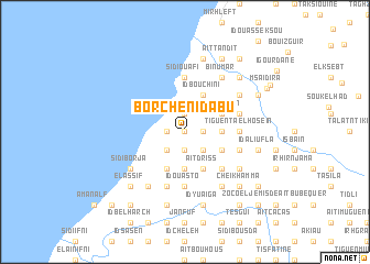 map of Borch en Id Abú