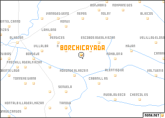 map of Borchicayada