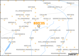 map of Borcos