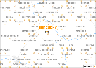 map of Borcuchy