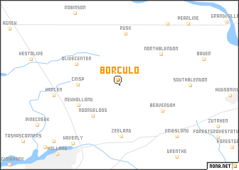 map of Borculo