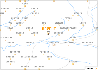 map of Borcut