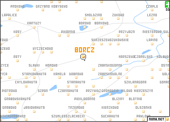 map of Borcz