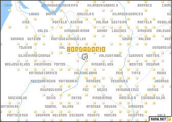 map of Borda do Rio