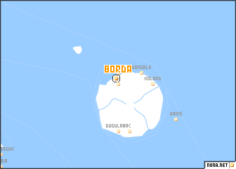 map of Borda
