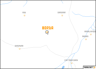 map of Borda