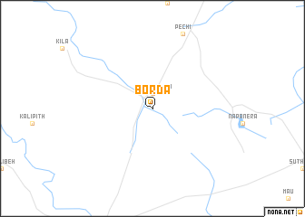 map of Borda