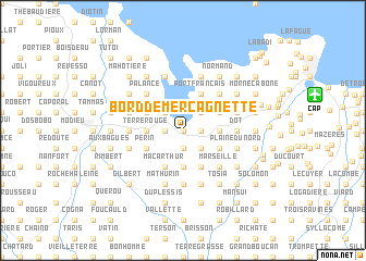 map of Bord de Mer Cagnette