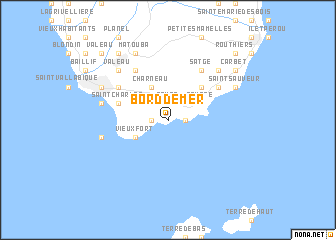 map of Bord de Mer